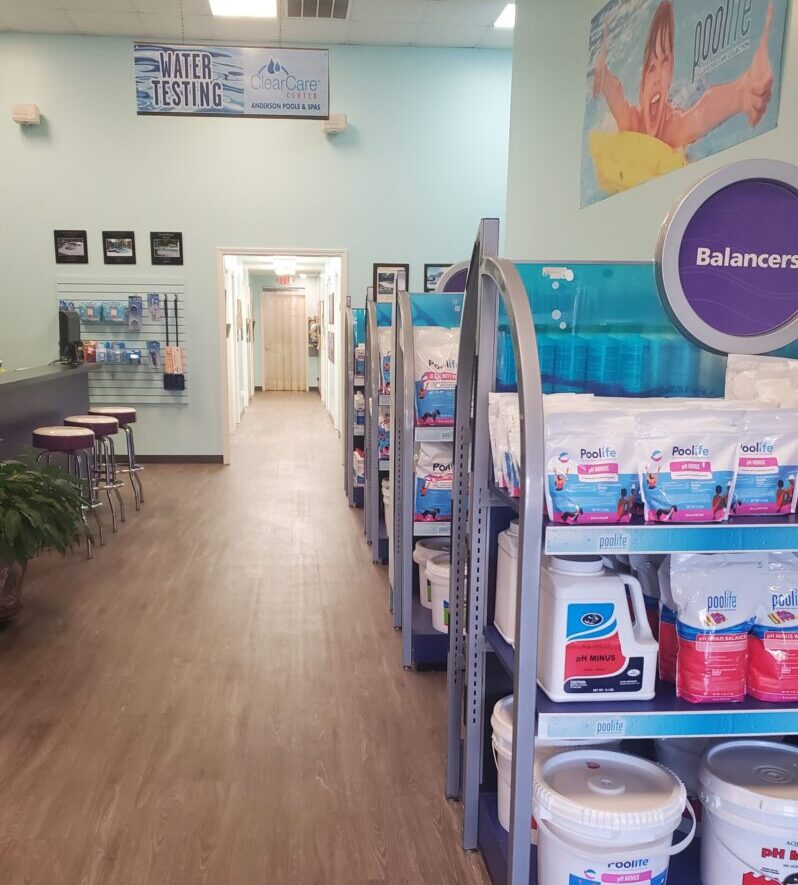 RETAIL STORE Anderson Pools and Spas pool and spa services